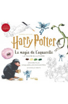 D'apres les films harry potter : la magie de l'aquarelle - volume 2 - la faune et la flore