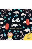 Hello japon - 6 cartes a gratter