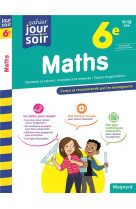 Maths 6e - cahier jour soir - concu et recommande par les enseignants