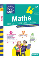 Maths 4e - cahier jour soir - concu et recommande par les enseignants