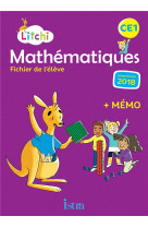 Litchi mathematiques ce1 - fichier eleve - ed. 2019