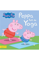 Peppa pig-peppa fait du yoga