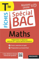 Special bac fiches maths + maths expertes tle bac 2023 - tout le programme en 61 fiches, memos, sche