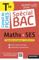 Special bac compil de fiches maths-ses tle bac 2023 - tout le programme des 2 specialites en 120 fic