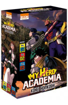 Coffret my hero academia vol. 1 a 3