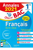 Annales bac 2021 francais 1eres
