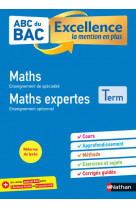 Abc bac excellence maths&maths expertes terminale