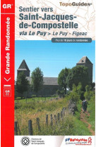 Sentier vers saint-jacques-de-compostelle via le puy - 651 - le puy - figeac