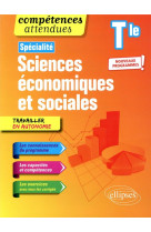 Specialite sciences economiques et sociales - terminale - nouveaux programmes