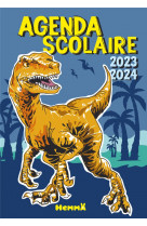 Agenda scolaire 2023-2024 (dinosaure)