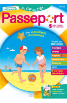 Passeport - du cp au ce1 6/7 ans - cahier de vacances 2024