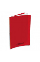 Cahier polypro rouge 24x32 96p seyes