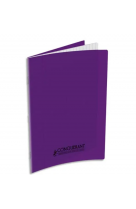 Cahier polypro violet 48p 24x32 seyes