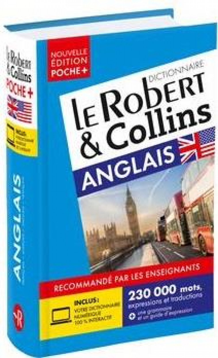 LE ROBERT & COLLINS POCHE+ ANGLAIS - COLLECTIF - LE ROBERT