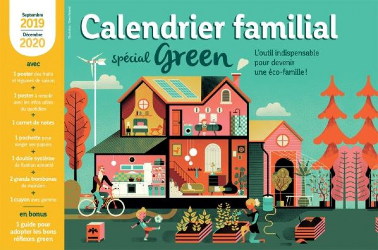 CALENDRIER FAMILIAL 2019-2020 SPECIAL GREEN - XXX - NC