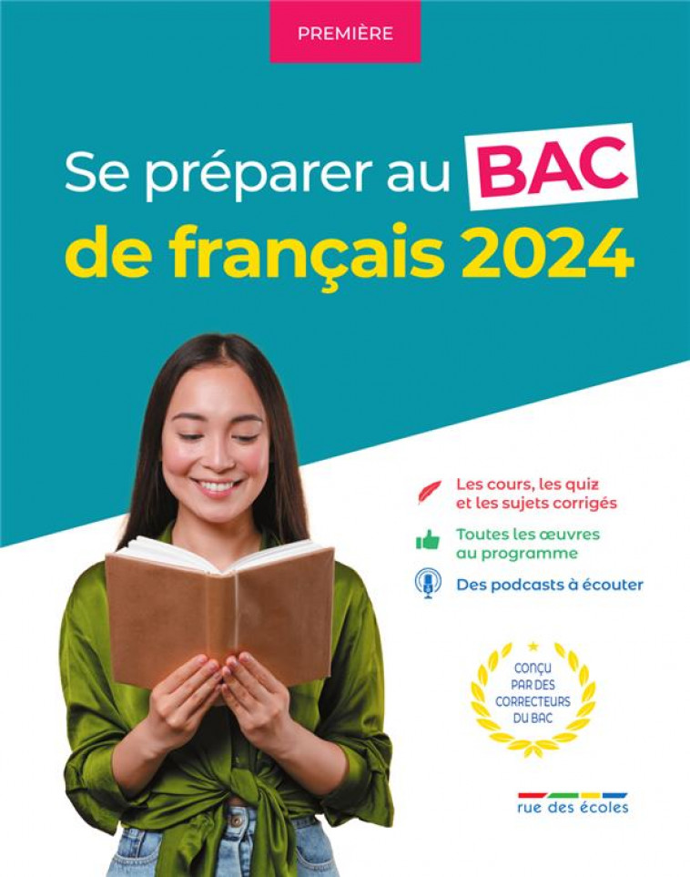 SE PREPARER AU BAC DE FRANCAIS 2024 - COLLECTIF - ANNALES-RDECOLE